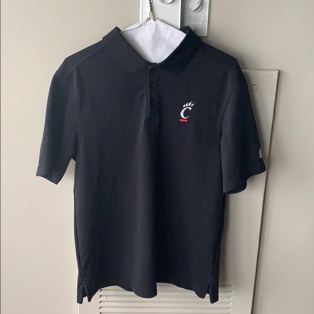 Black university of Cincinnati men’s polo shirt